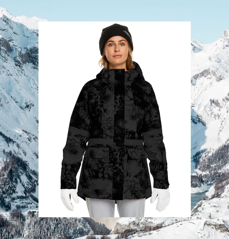 Radiant Lines Overhead - Chaqueta para Nieve Negro mujer | Roxy